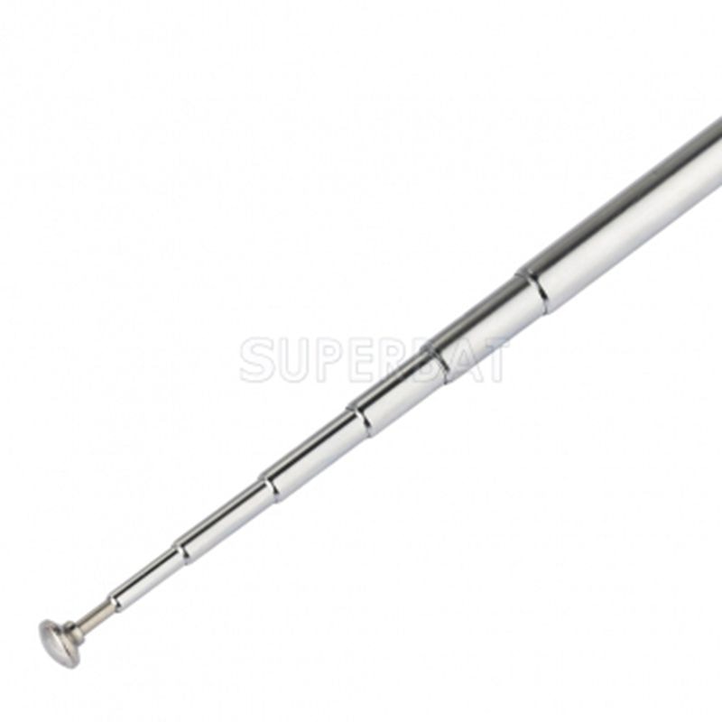 Superbat HF VHF UHF 116cm Teleskop Antenne Bnc-stecker für Uniden Pfeifer Polizei Radio Scanner Zwei Weg Radio Frequenz zähler