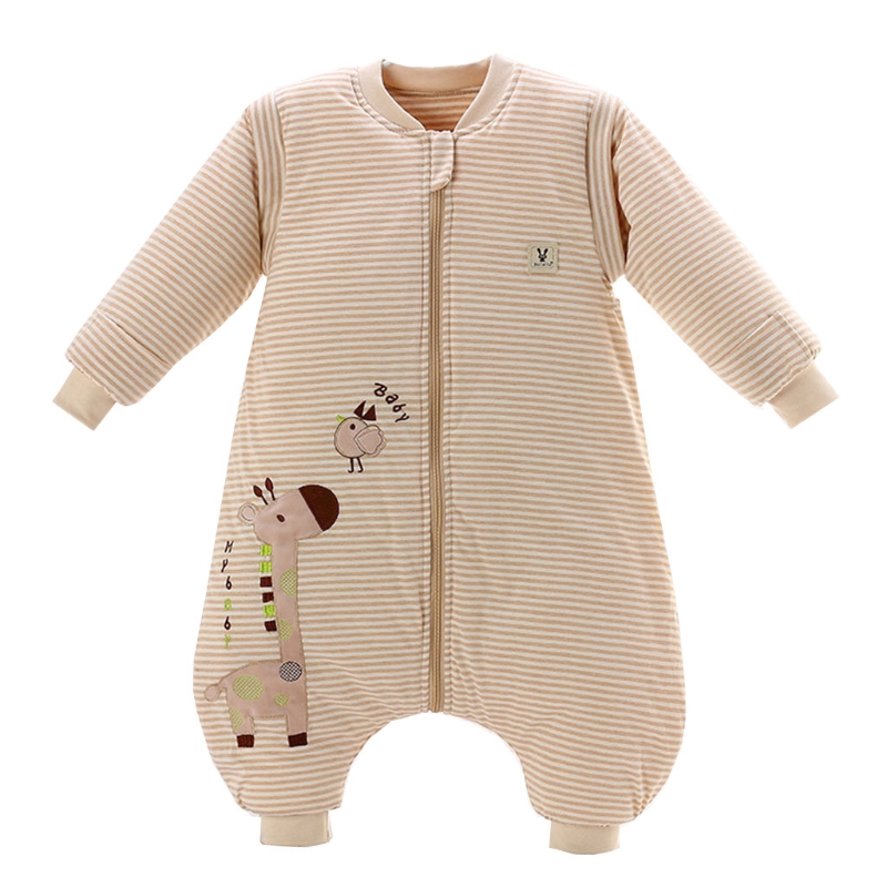 28EC Jongen Meisje Warm Wearable Dekens Gebruikt Om Warm Wanneer Baby Slaap Huid Affiniteit: giraffe