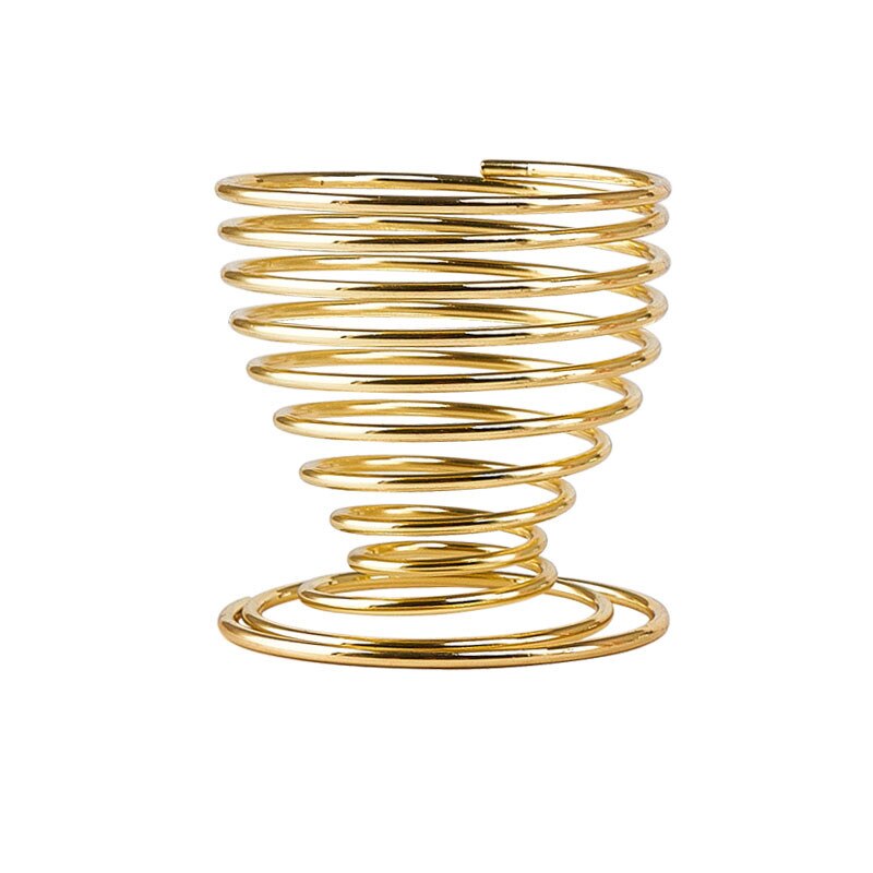 Soportes para esponja de maquillaje, soporte para exhibición de esponjas, esponja difuminadora de mezcla en forma de calabaza, soporte para secado, soporte para esponja para maquillaje, herramientas de belleza: Round base gold