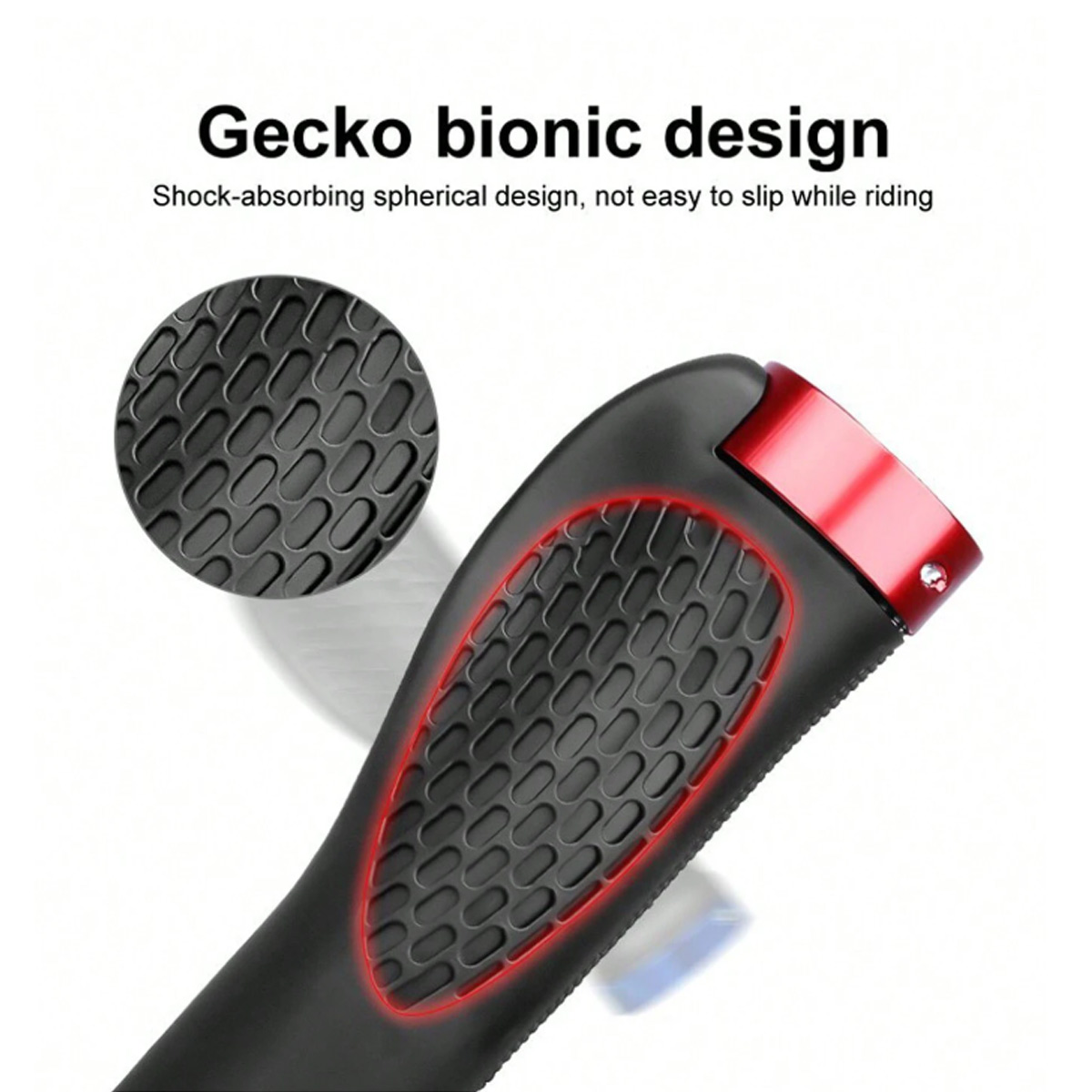 Protector de manillar de bicicleta antideslizante y a prueba de golpes, ergonómico, adecuado para equipos de ciclismo de montaña y carretera, 2 uds.