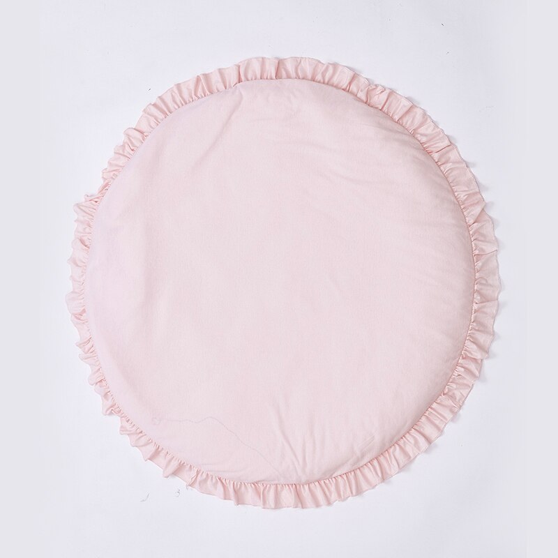 Manta de gateo para bebé, alfombra de juego acolchada para recién nacido, alfombrilla de algodón suave para gatear, alfombras de juego para niños y niñas, decoración para habitación: pink