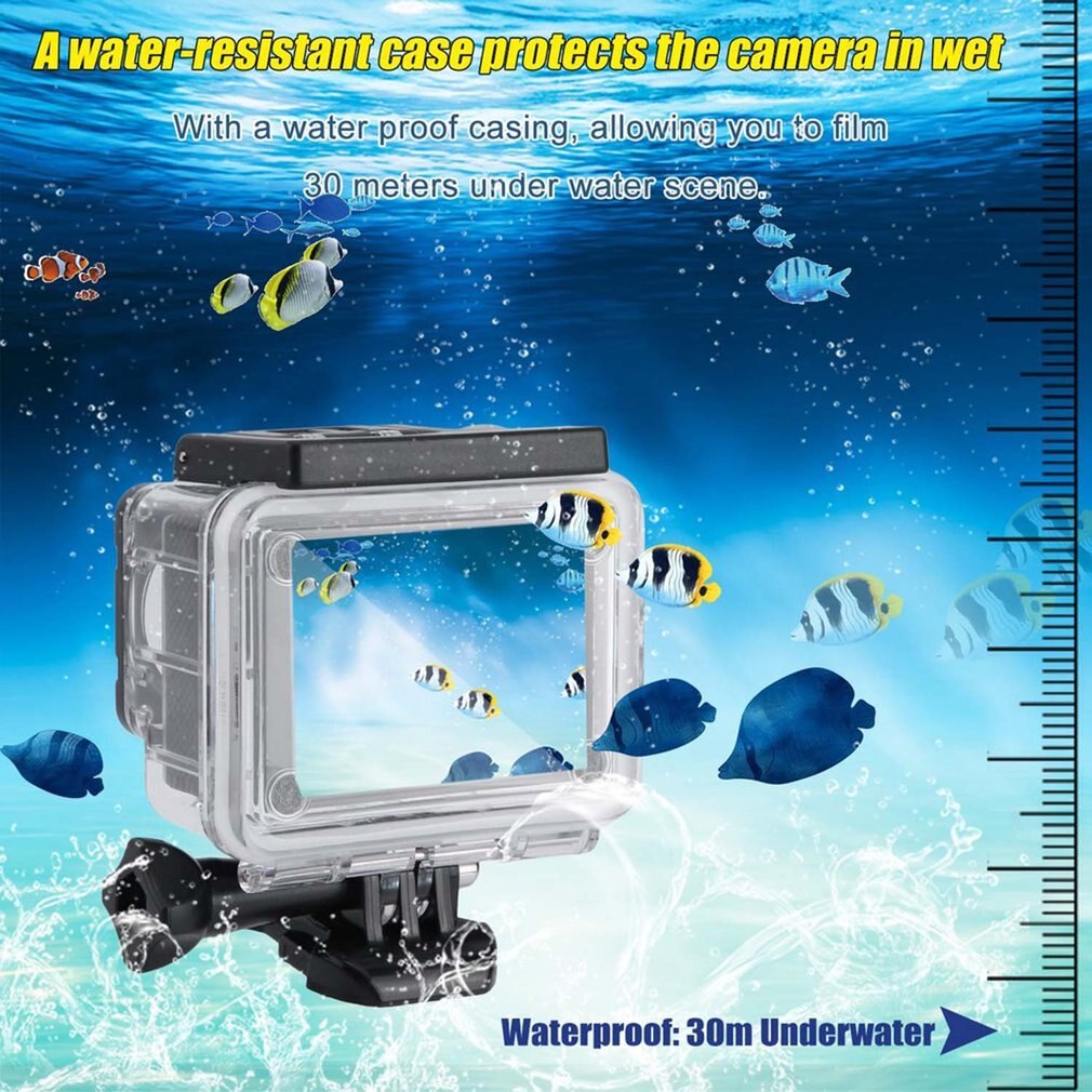 4K Wifi Camera 170 Degree Wide Angel Sports DV Camera Waterproof Outdoor Diving Riding Photo Shooting Video Recording