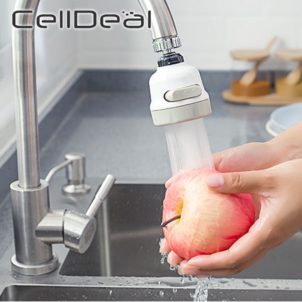 1PC 360 Rotating Kitchen Faucet Kitchen Moveable Flexible Tap Head Shower Diffuser Rotatable Nozzle Adjustable Booster Faucet