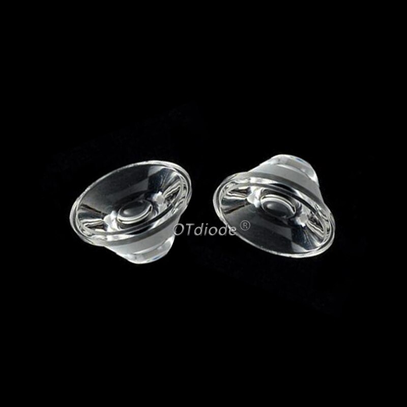 Lentille LED 20mm 1W 3W 5W optique PMMA plat Transparent lentilles claires 5 10 15 30 45 60 90 120 degrés pour 1 3 5 watts LED haute puissance