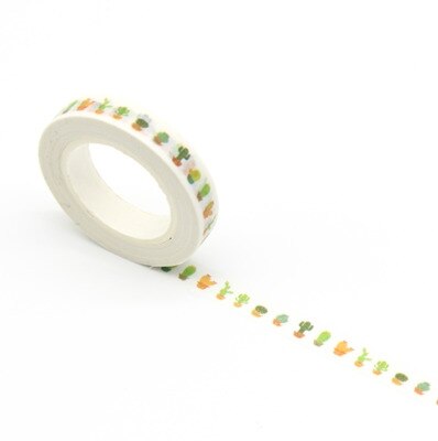 1piece Cartoon Washi Tape Scrapbooking DIY Label High Delicate Pretty Sticker Masking Tape School Office Supply: p