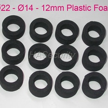 22-14-12mm (12pcs) plastic Foam / Spacer for CCTV LENs to block IR lights security camera installation assembly