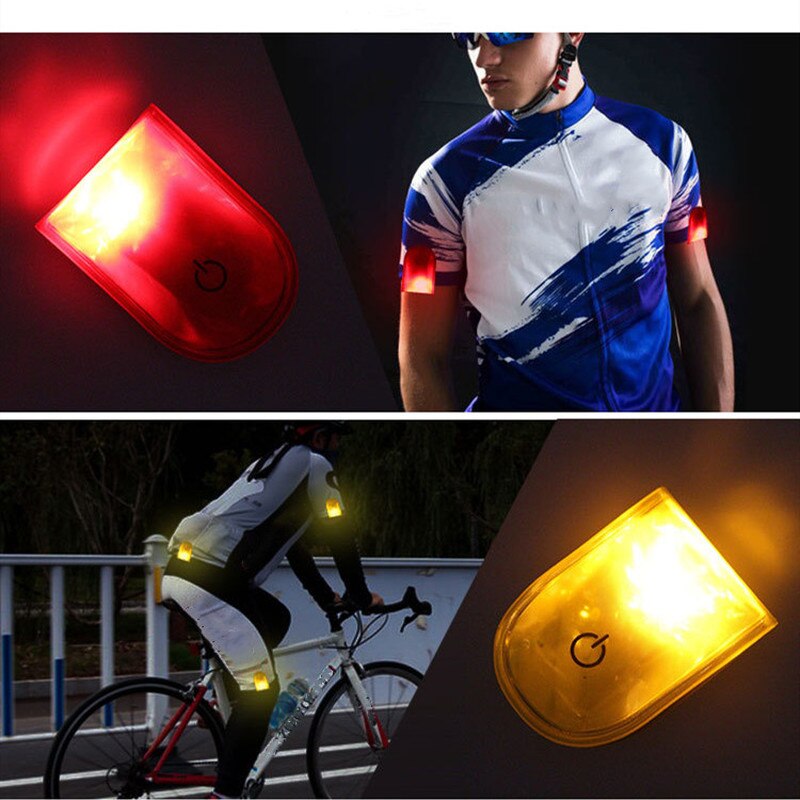 draussen Sport Nacht Laufende Licht Magnet Joggen LED Arm Bein Warnung Tragbare Reiten Fahrrad Fahrrad Party glühend 2 Modi