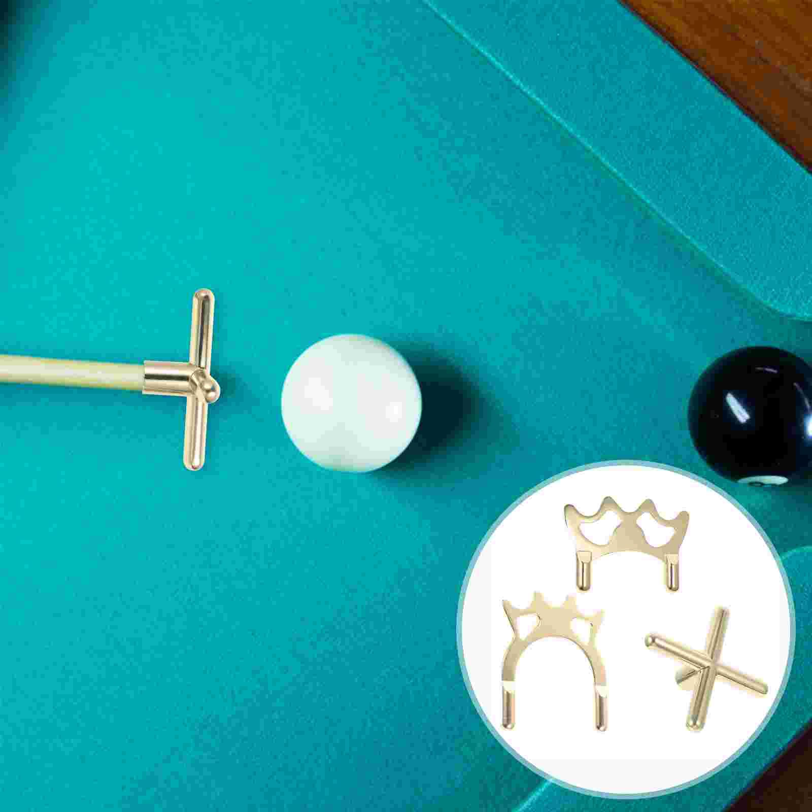 4Pcs Portable Pool Bridges Rust-proof Snooker Bridges Delicate Snooker Stick Bridges: Default Title