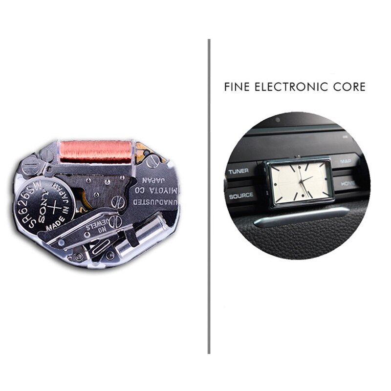 Car Dashboard Clock Timepiece High Grade Auto Interior Clock Ornament Automobiles Sticker Watch Interior Accessory