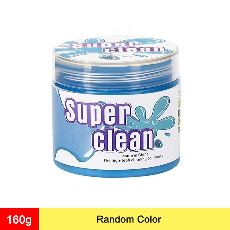 1PC Car Interior Dashboard Air Vent Cleaner Gel Keyboard Cleaning Wash Mud Mobile Computer Gap Dust Dirt Remove Soft Glue Tool: 160g