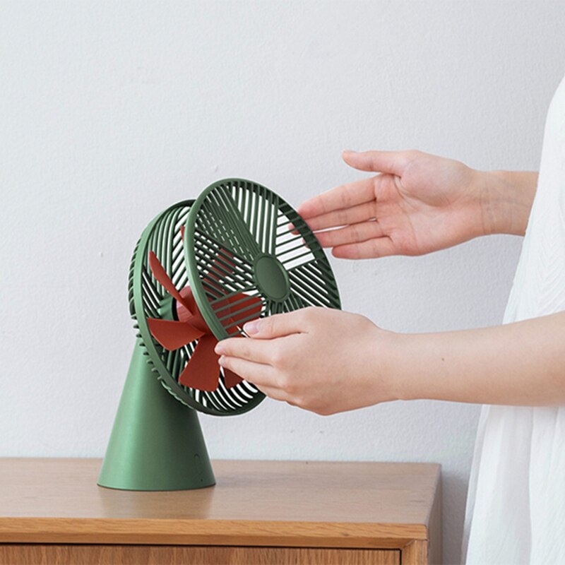 Desktop Rainforest 7 Leaf Fan Rechargeable Desktop Home Bedside Fan