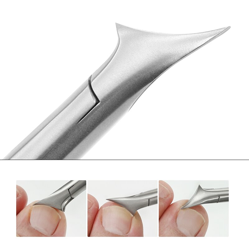 Podologia Rvs Toe Nail Cutter Clipper Nipper Pedicure Heavey Buty Dikke Nagels Manicure Pedicure Met File Tool