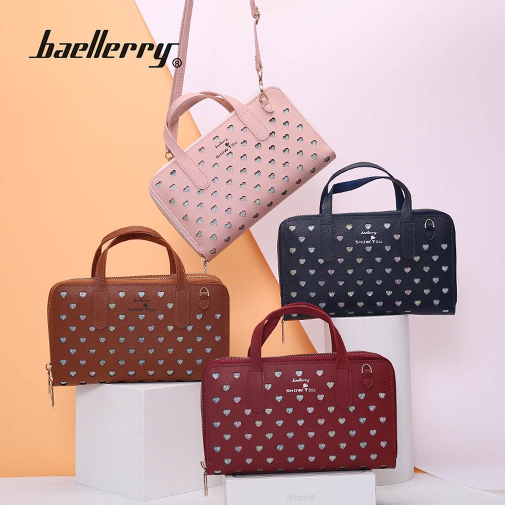 Baellerry kvinnor lång handväska clutch plånböcker special desigh vacker kvinnlig plånbok korthållare stor kapacitet