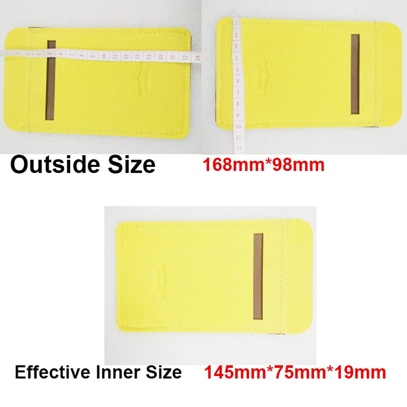 Super Fabric Pouch Xiaomi Power Bank 2 3 10000mAh case Fit For mi 2nd Generation Powerbank cover Polyester Felt protect case