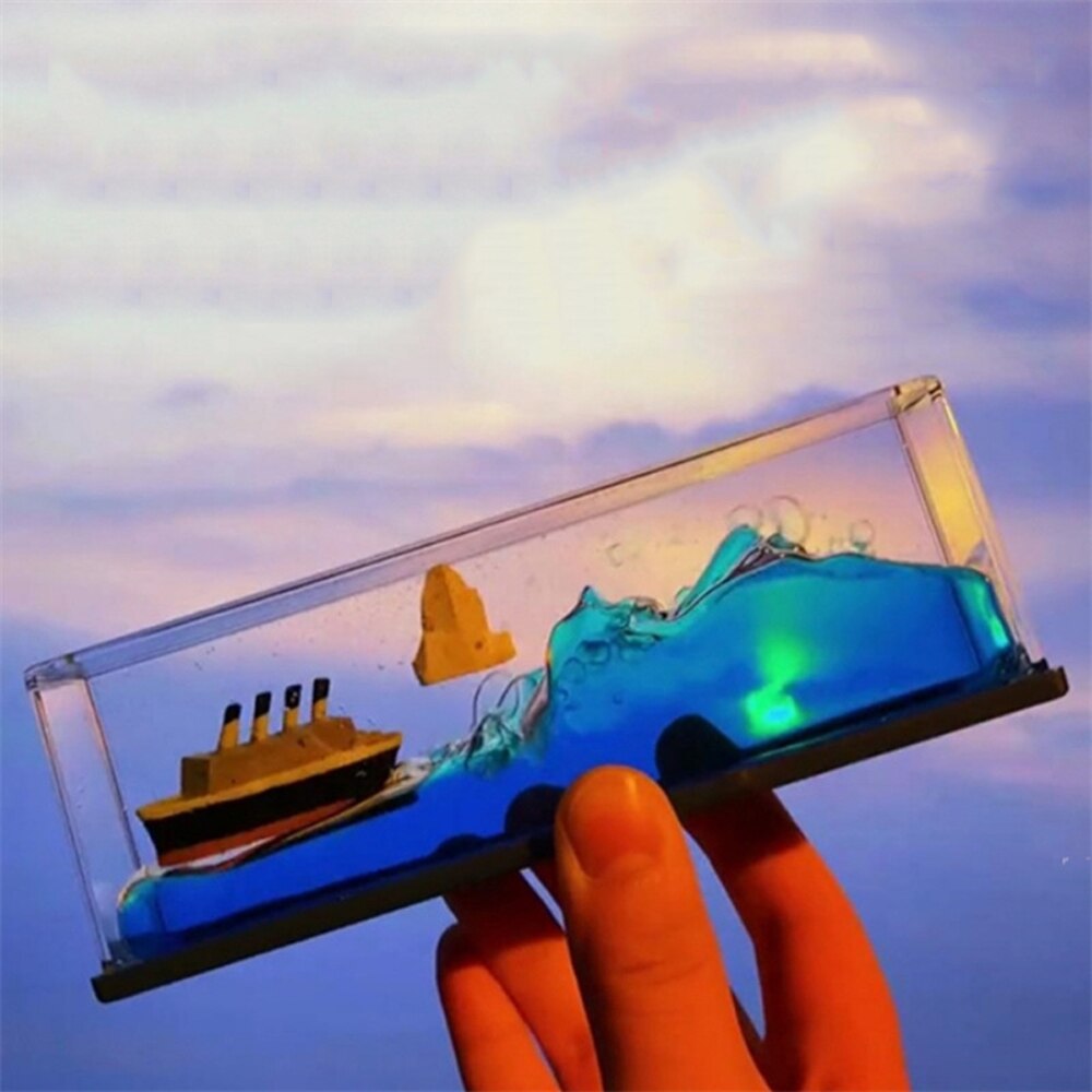 Statek wycieczkowy płyn dryfująca butelka ozdoba na biurko prezent urodzinowy prezent ambona dekompresja ozdoba ozdoba samochodu prezent dla par