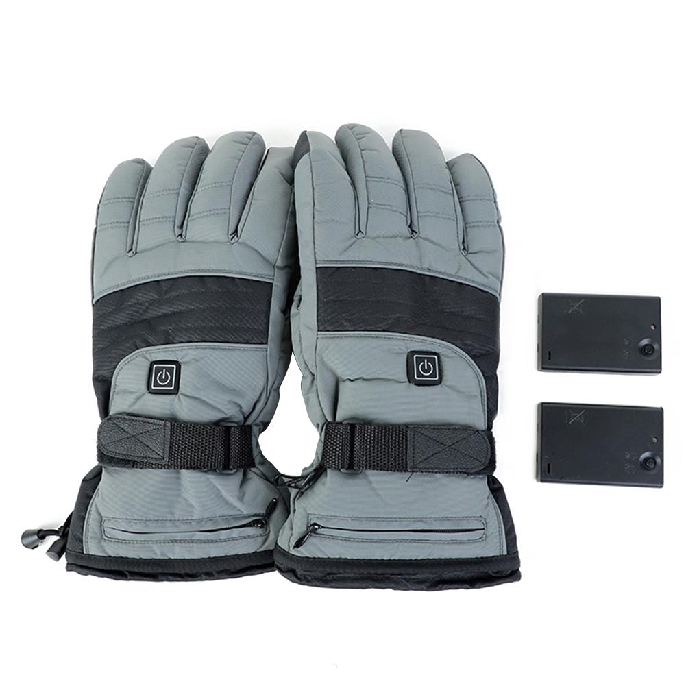 1 Paar Winter Motorrijden Elektrische Verwarming Handschoenen Warme Handschoenen Usb Hoge Warmte Constante Temperatuur Thermische Verwarming Handschoenen #1: Battery Box