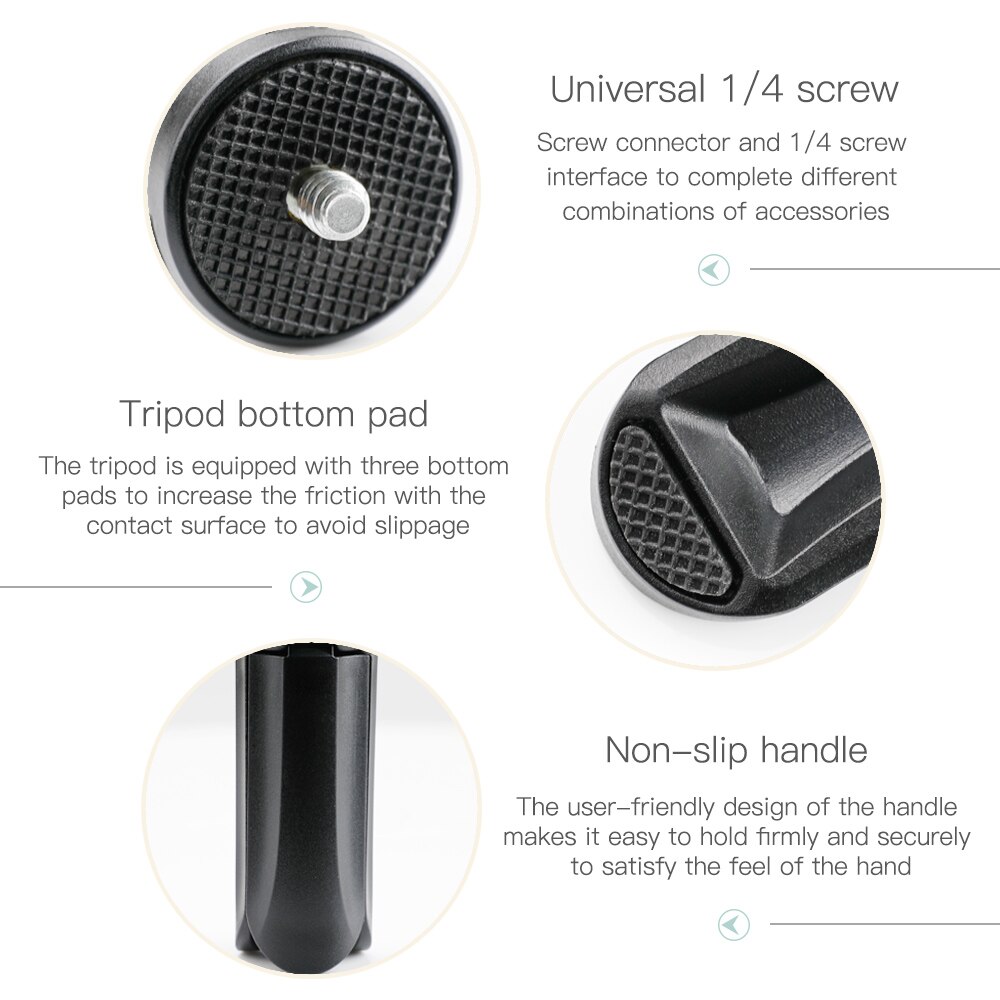 Mini statief voor dji osmo pocket, draagbare mini statiefbevestigingen, cardanische houder, draagbare statieven voor dji osmo pocket / pocket 2