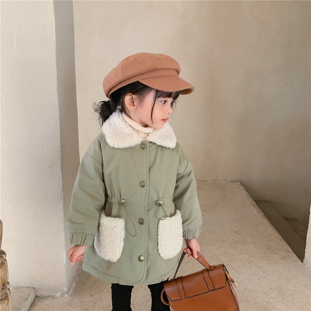 Cardigan d'hiver pour filles de 2, 3, 4, 5, 6 et 7 ans, veste, manteau, châle, vêtements d'extérieur