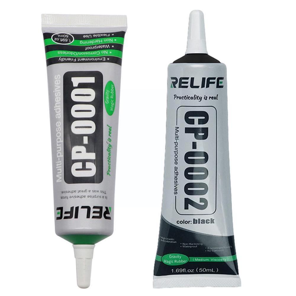 Glue Latest Mobile Phone Repair Special Glue Relife Cp-0001 Transparent Cp-0002 Black Glue For Screen Frame Repair Tool N6k3