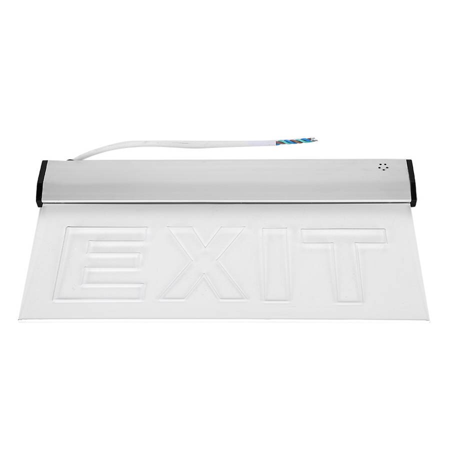 More Than 90 minutes Lighting Voice Alarm Function LED Exit Sign Exit Emergency Sign AC220V for Shopping Malls Hotels