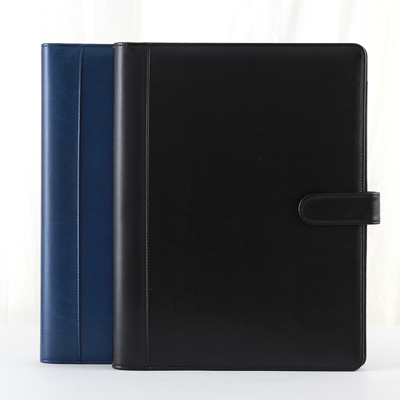 Pochette multifonction pour conférence et fichiers A4, avec pince de gestion, pour bureau, calculatrice, porte-carte, pour gestionnaire