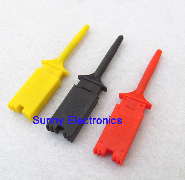 30pcs/lot hook test Grabber SMD IC Test Probe Hook Clip for Multimeter Test hook