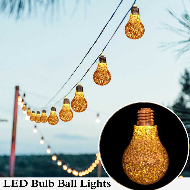 Led Lamp Ball Kerstverlichting Shiny Guirlande Sna... LovingPrices