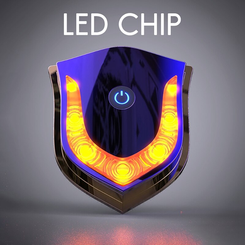 Universal Motorcycle Helmet Light Riding Warning LED Safe Lamp for Cycling