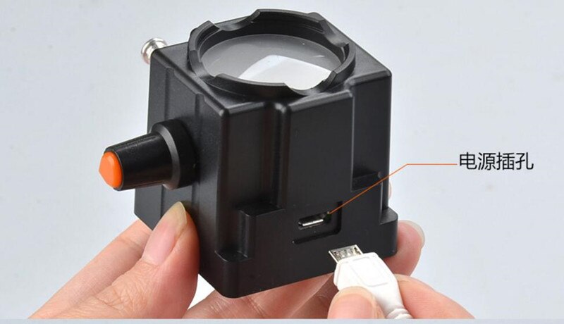 Lumière réglable Rechargeable blanche d'usb pour le Microscope biologique d'étudiant lumière LED Source de lampe de lumière inférieure XSP-01 02 06 système