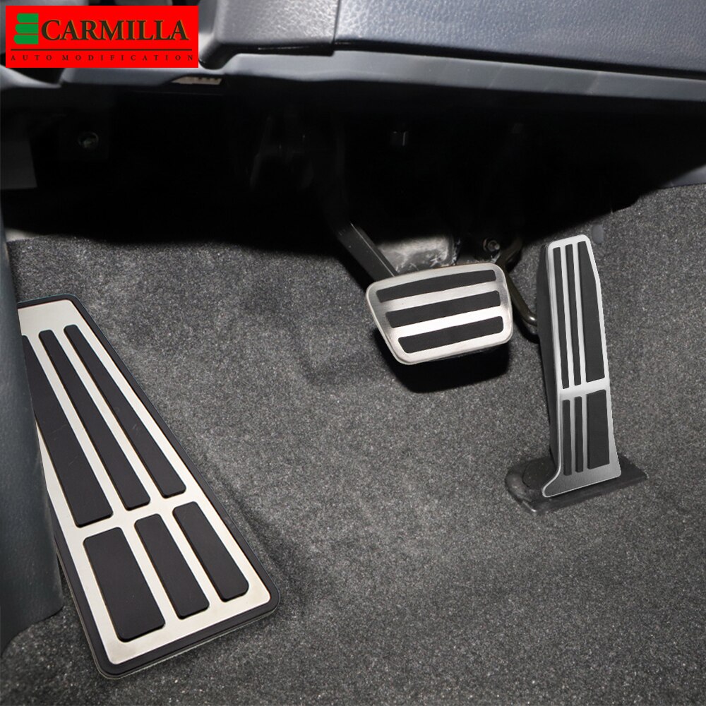 Carmilla Stainless Steel Car Pedals Protector for Lexus ES ES200 ES260 ES300H ES350 F SPORT Accessories