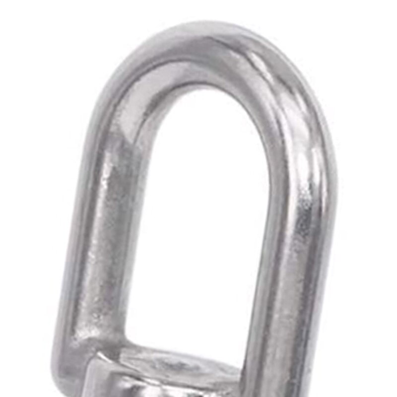 M20 Double Pulley Stainless Steel Wire Rope Crane Double Wheel Swivel Lifting Rope Pulley Block(2Pcs)