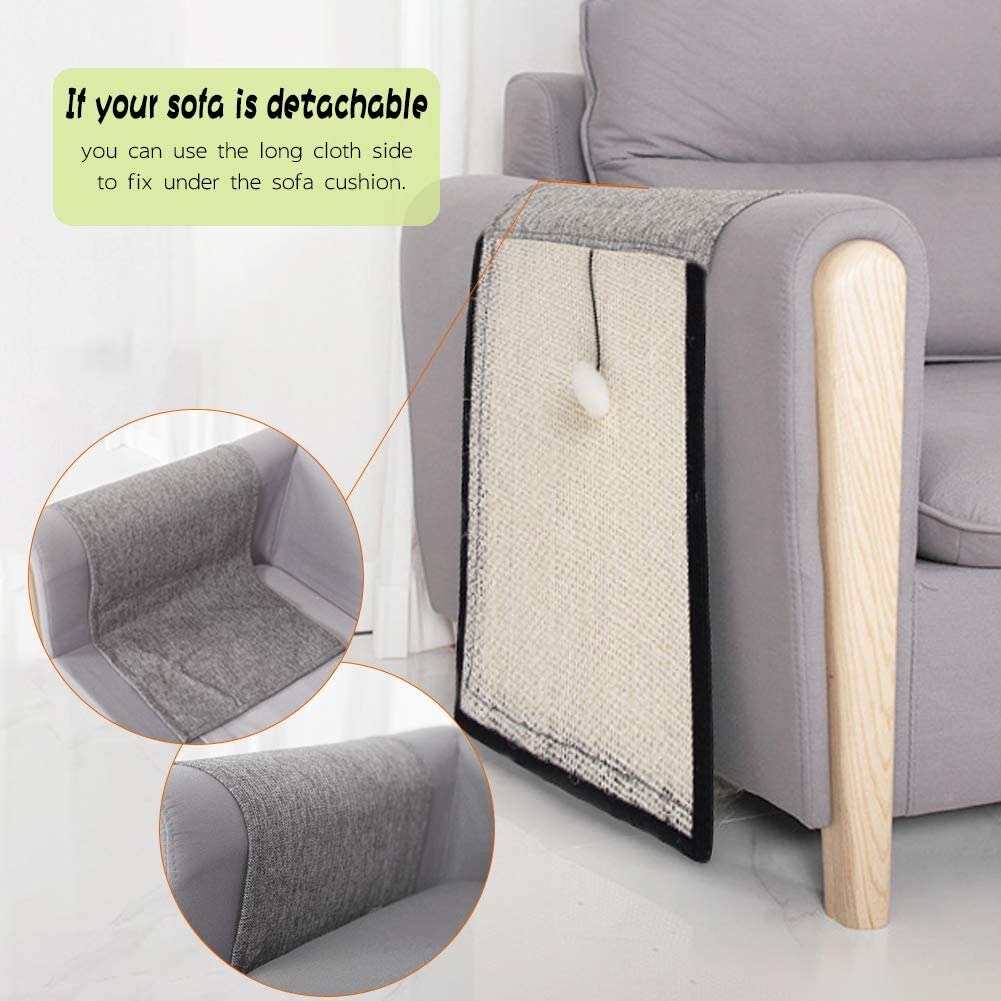 Cat Kitten Scratch Board Furniture Protect Pad Sisal Scratching Post Grinding Claw Mat Furniture Sofa Protection Shield Pad