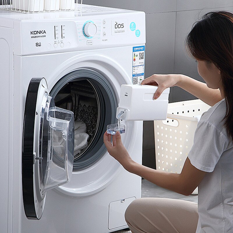 1000ml Laundry Detergent Empty Bottles Large Capacity Softener Storage Bottle Reusable Refillable Washroom Organizer Bottle