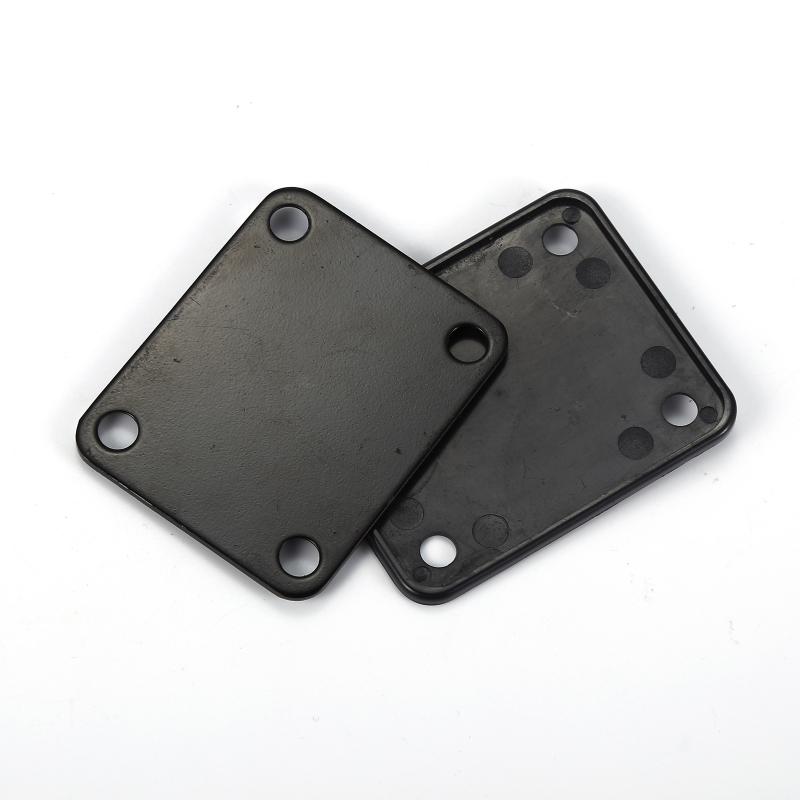 Electric Guitar Neck Plate Bass Enhanced Edition guitar parts chrome For STTELE Electric Guitar with 4 screws guitar accessories