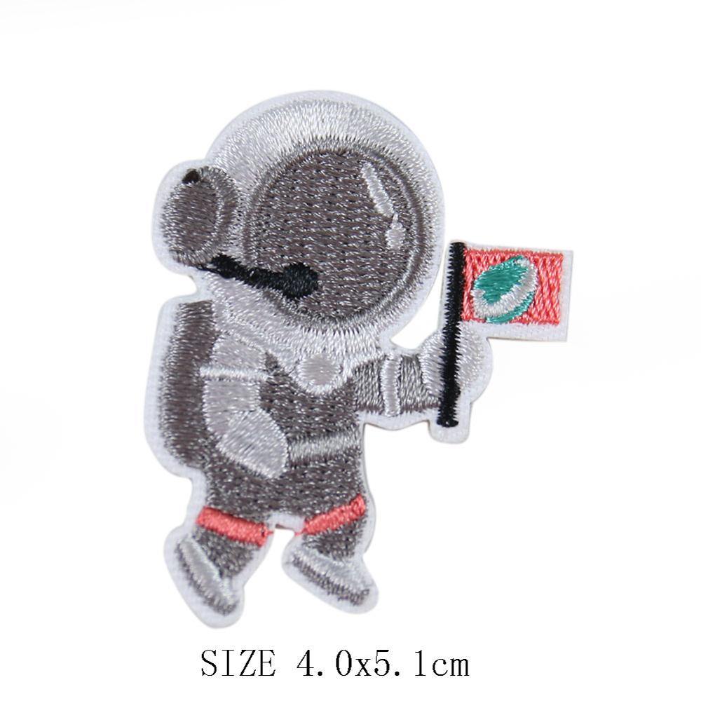 Arrial Planet Explorer Universe DIY Embroidered Patch Funny Astronauts Spaceman Space Badge Sew Iron on Applique Badges: 16