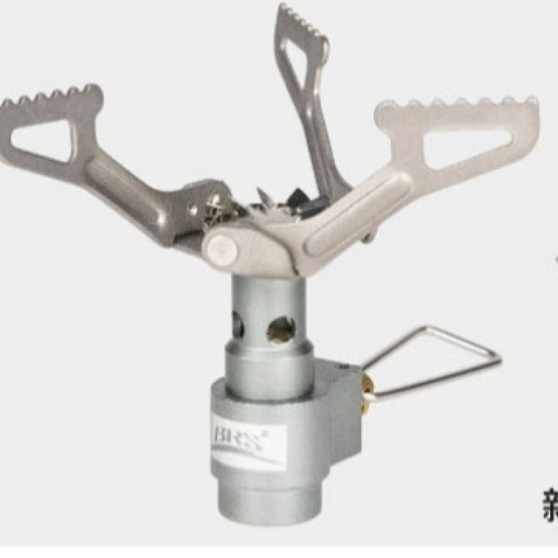 Draagbare kampeerkachel, ultralichte titanium opvouwbare gasbrander, mini-buitenfornuis voor wandelen, backpacken, picknicken, butaan