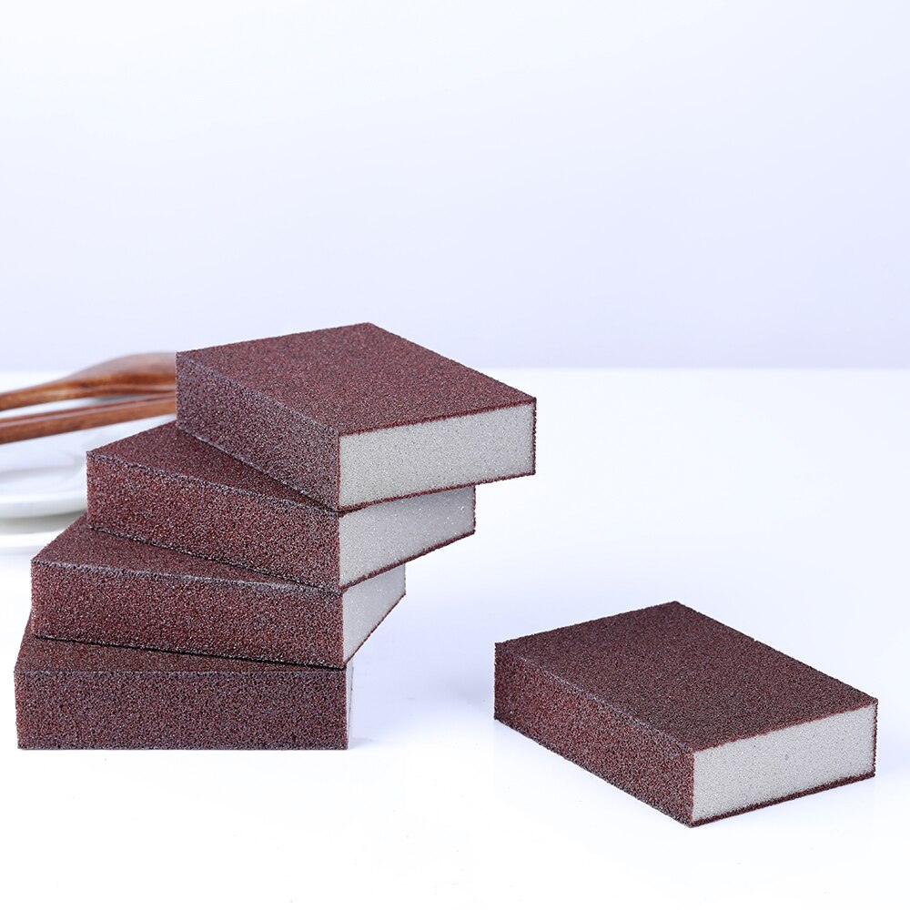 1/4pcs Home Cleaning Sponge Portable Dishwashing Scouring Sponge Tools Emery Magic Sponge For Washing Cleaner Kitchen