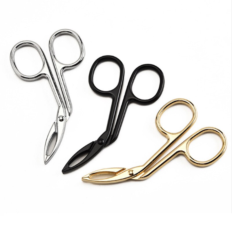 2 pinzas para cejas, lote de 2, para depilar el rostro, tijeras de maquillaje, recortador cosmético, cortapestañas, pinzas para cejas, herramienta de maquillaje.