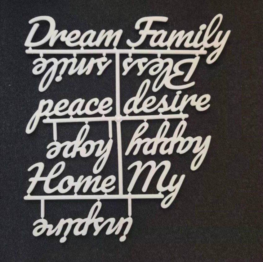 Beautiful Felt Letter Board Wooden Frame Changeable Symbols Numbers Characters Message Boards for Home Office（Only Letters）: 6