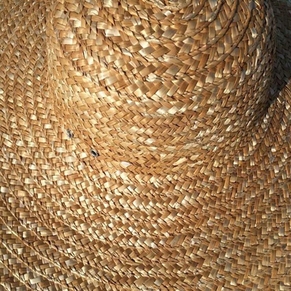 Rétro chinois bambou rotin pêcheur à la main chapeau paille chapeau seau pluie tourisme casquette danse pêche cône chapeau parasol