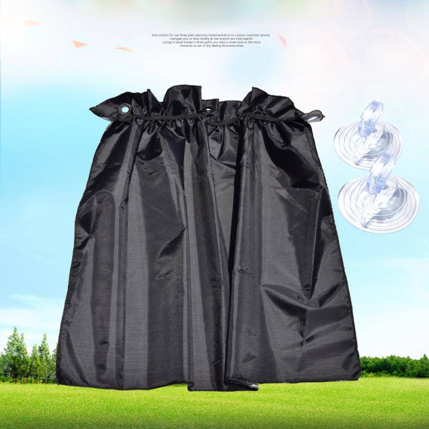 Curtain Car Shades 2pcs Rear Side Window Curtain Car Sun Block Curtains Motorized Vehicle Suction Cup jul16
