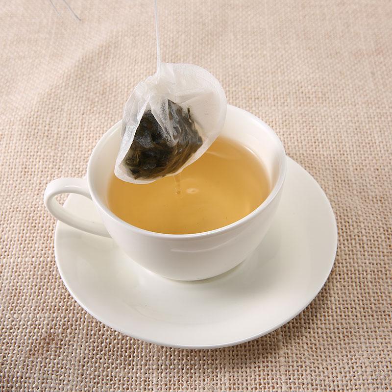 100 stk/parti form tepose filter infuser si papirposer varmeforseglet teposer med snor tepose til urte løsblade te