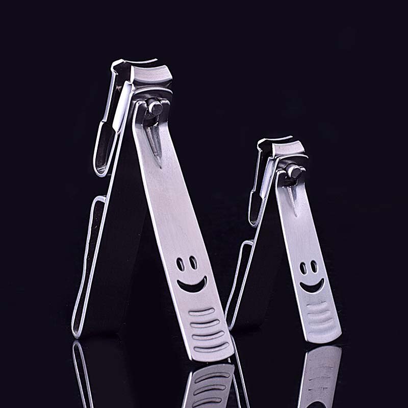 1PC Nail Clippers Stainless Steel Nail Cutter Clippers Manicure Beauty Tool Nail Cutter Pedicure Finger Toe Scissors NT96