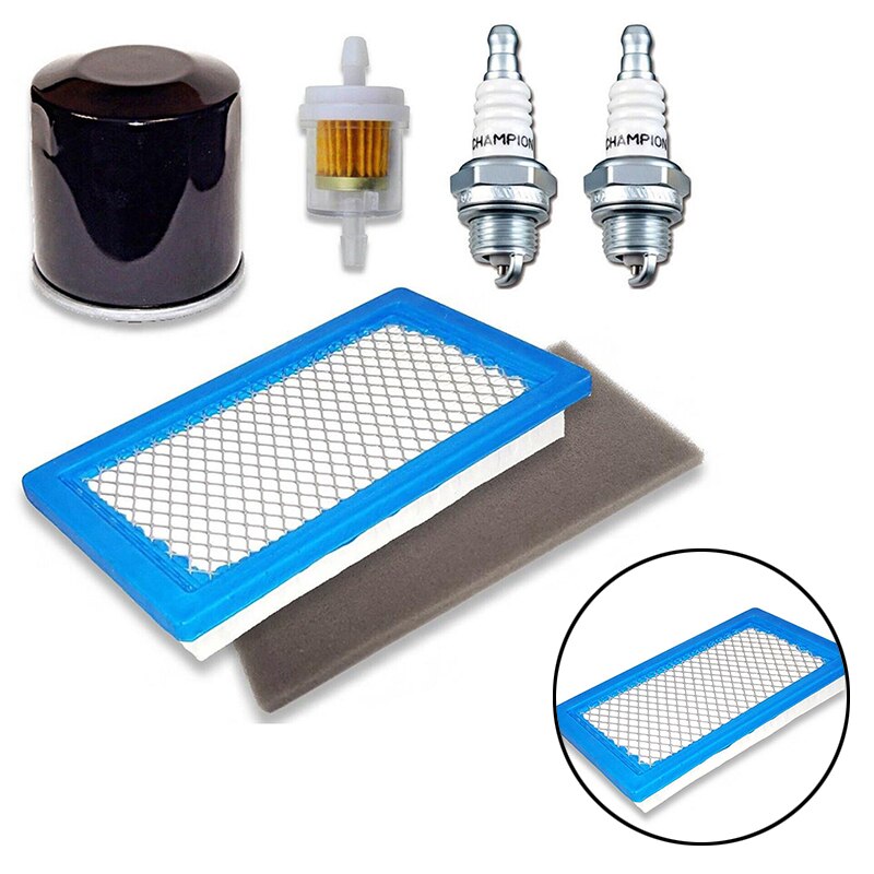 Filtro de aire Waffle, prefiltro de aceite, bujía de combustible, campeón para Etesia ATTILA 85 con motor FH430V HE5150K, filtros de aire Hydro,