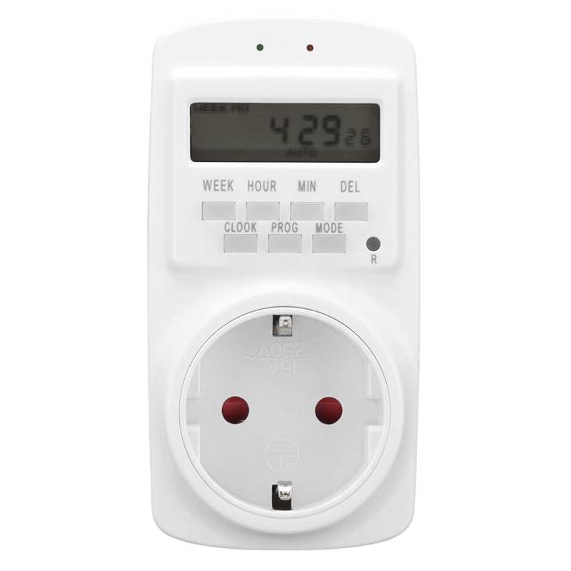 Ketotek interruttore Timer digitale elettronico EU FR BR presa Timer da cucina 230V 50HZ 7 giorni 12/24 minerale presa temporizzata programmabile