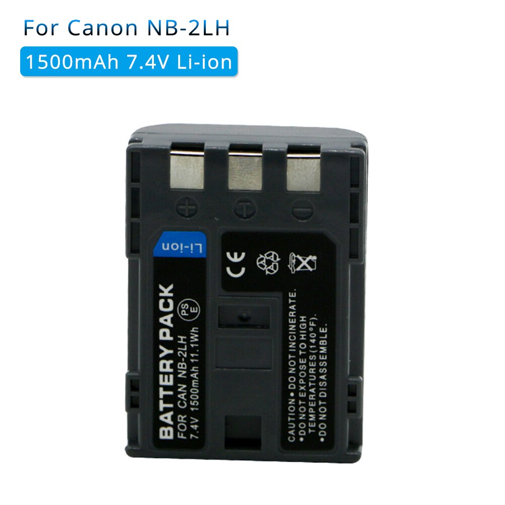 1 PCS 1500 mAh NB-2L NB 2L NB2L NB-2LH NB 2LH NB2LH Digitale Camera Batterij Voor Canon Rebel XT XTi 350D 400D G9 G7 S80 S70 S30