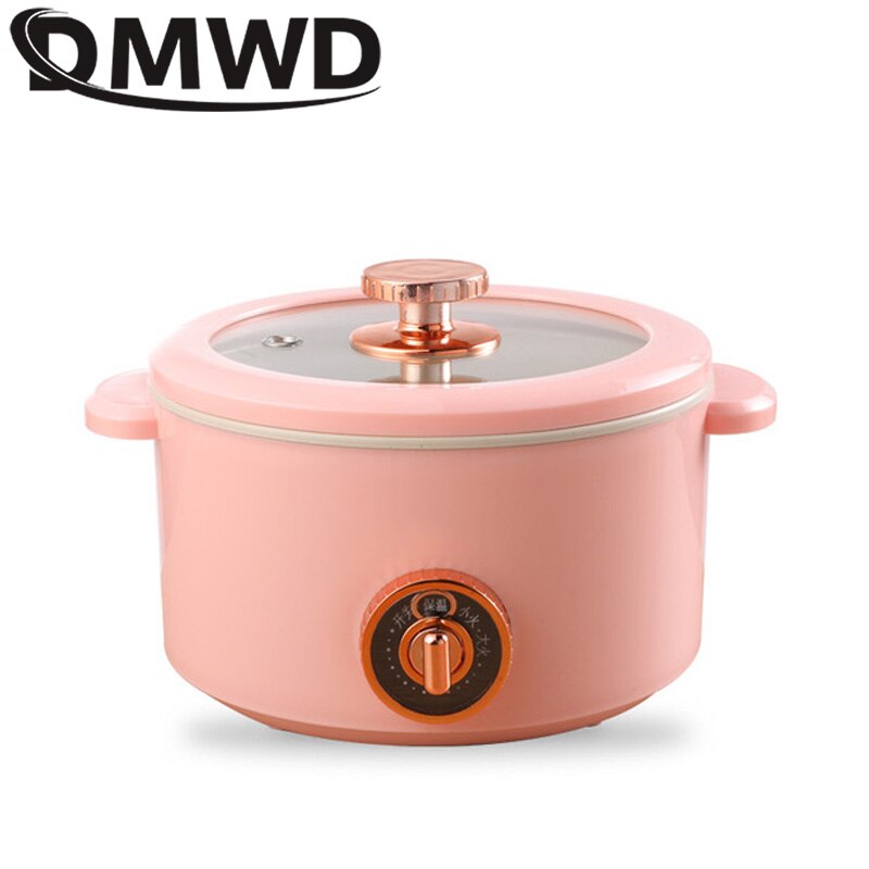 2.5L Multifunction Electric Soup Stew Porridge Noodle Cooking Pot Ceramic Glaze Inner Egg Omelete Frying Pan Hotpot Food Steamer