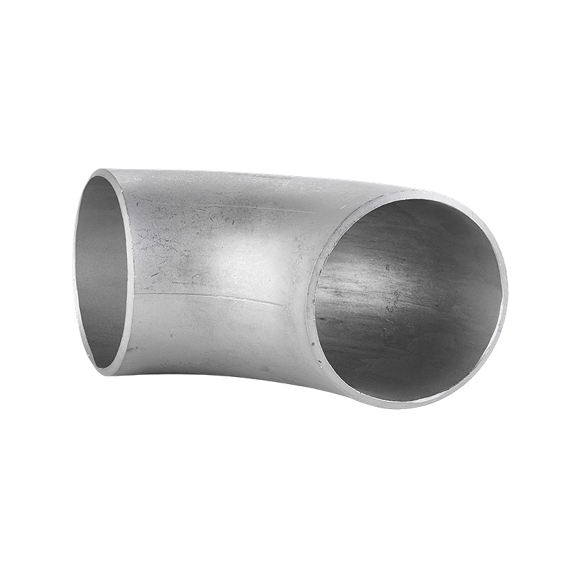Codo soldado de acero inoxidable 304 90 ° Accesorio de tubería de codo de estampado sin costuras de decapado prensado de grado industrial en ángulo recto 1.3D