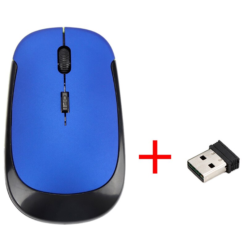 2.4 GHz Optical Wireless Mouse Ultra-thin Office Mice + Receiver Ergonomic Wireless Mouse For PC Laptop