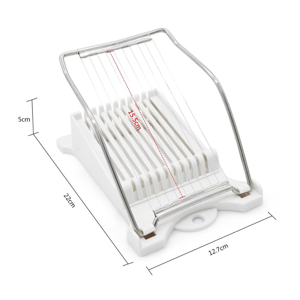 Lunch köttskivare kokt skivare mjuk mat ost sushi cutter konserverad köttmaskin med 10 sjungande skärtrådar